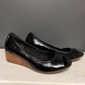 Cole Haan x Nike Air Peep Toe Wedge Sandals